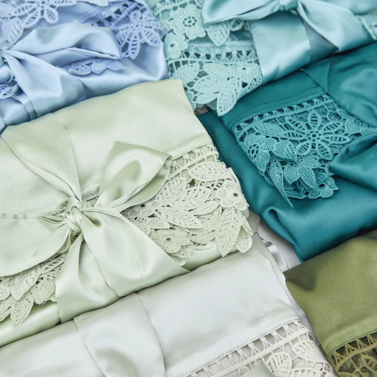 Claudine Lace Robe - Twilight - Image 9