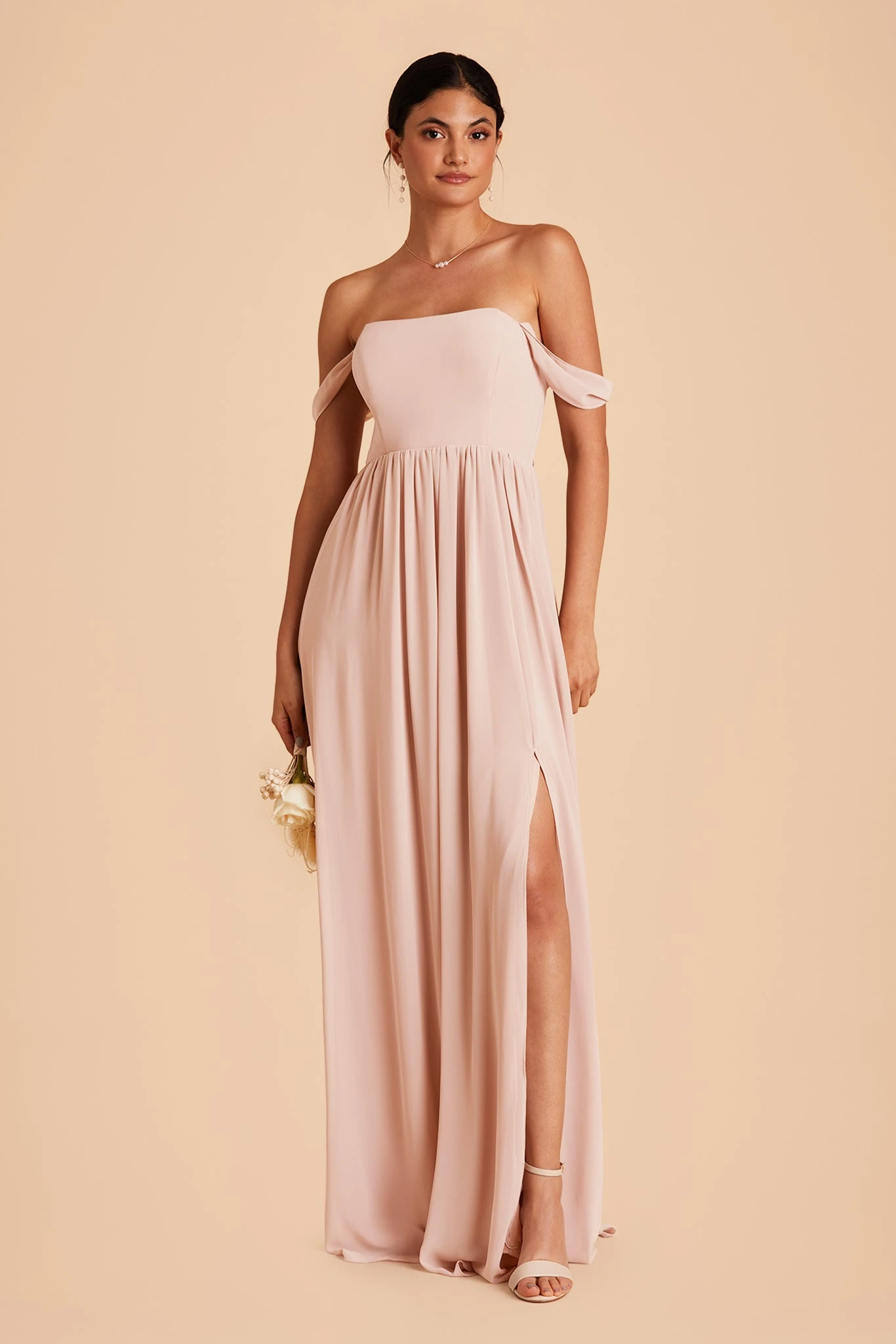 August Convertible Dress - Pale Blush