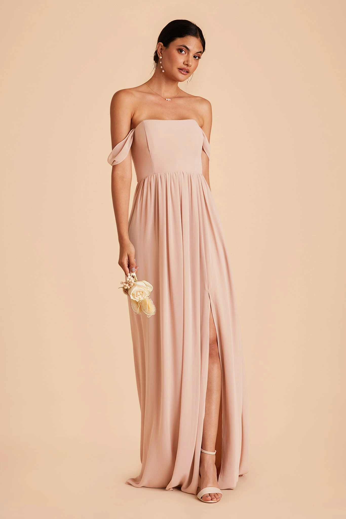 August Convertible Dress - Pale Blush - Image 6