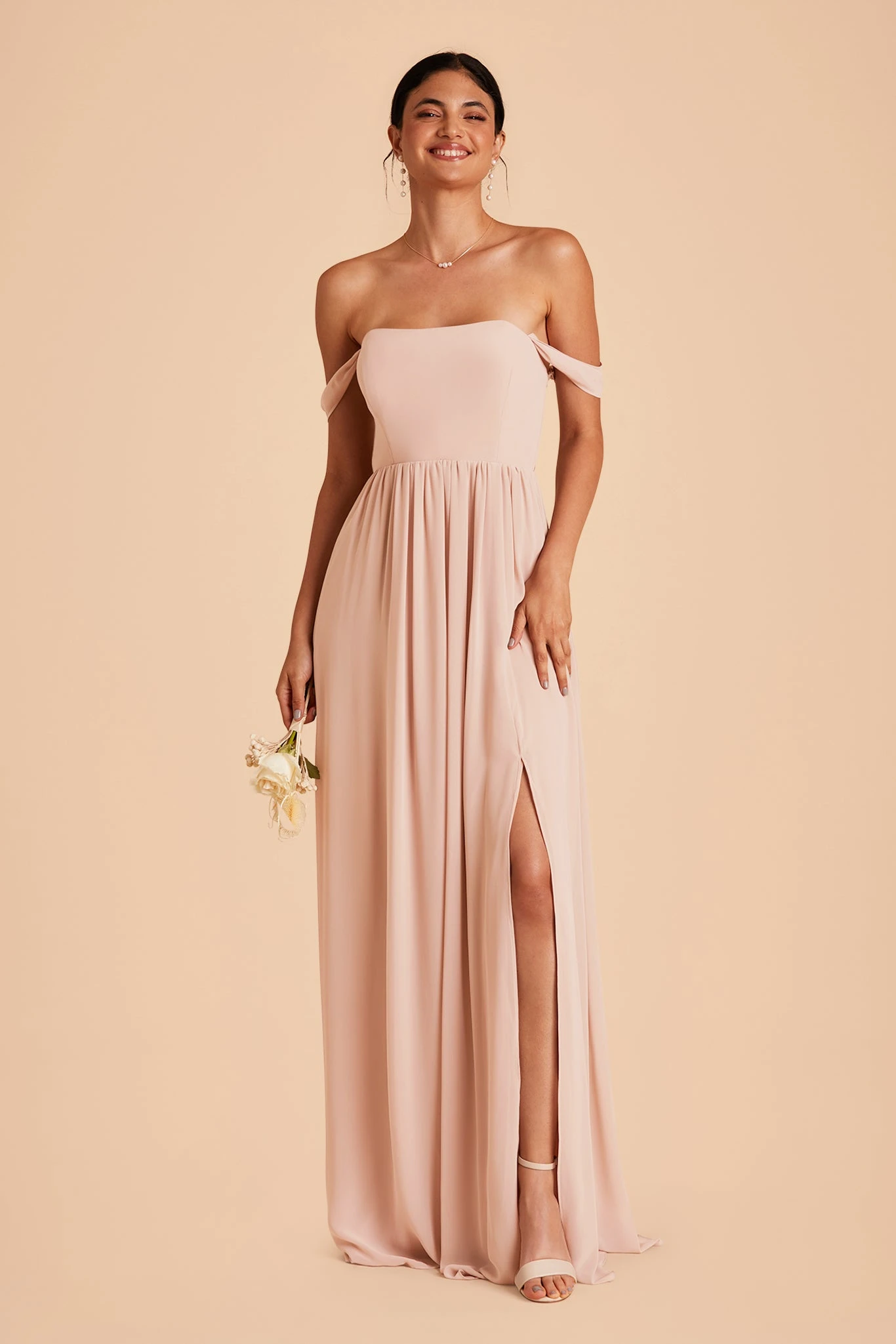 August Convertible Dress - Pale Blush - Image 4