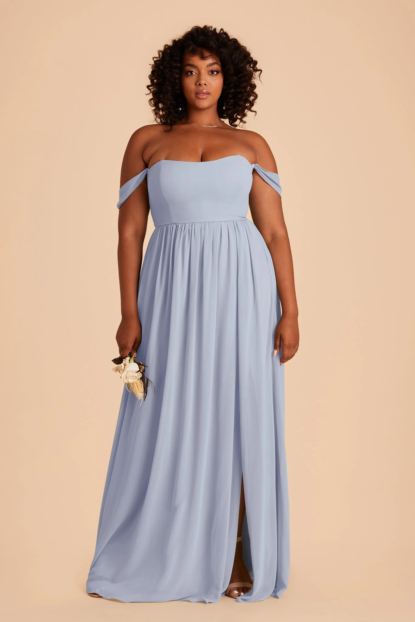 August Convertible Dress - Dusty Blue - Image 7