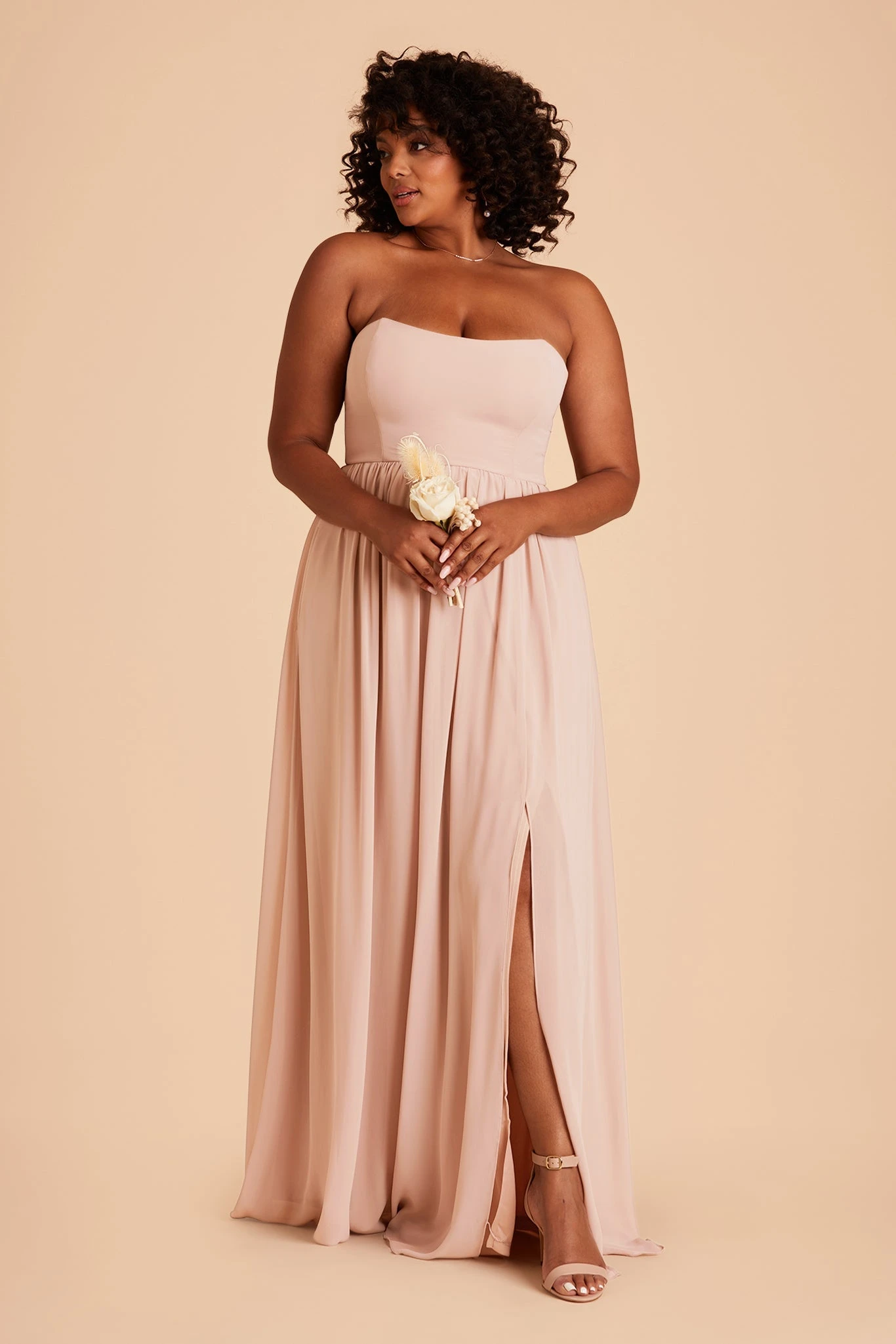 August Convertible Dress - Pale Blush - Image 10