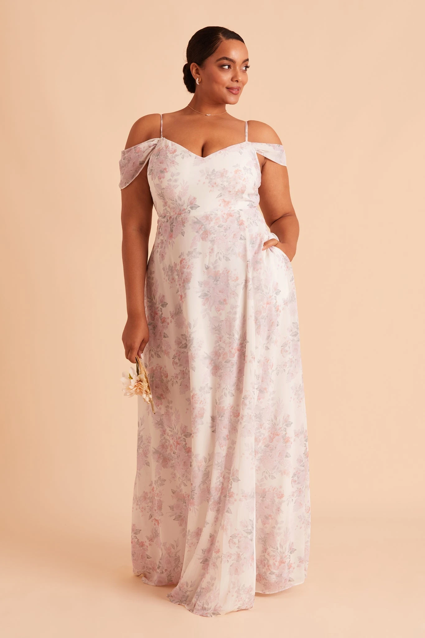 Devin Convertible Dress - Blush Bouquet - Image 13