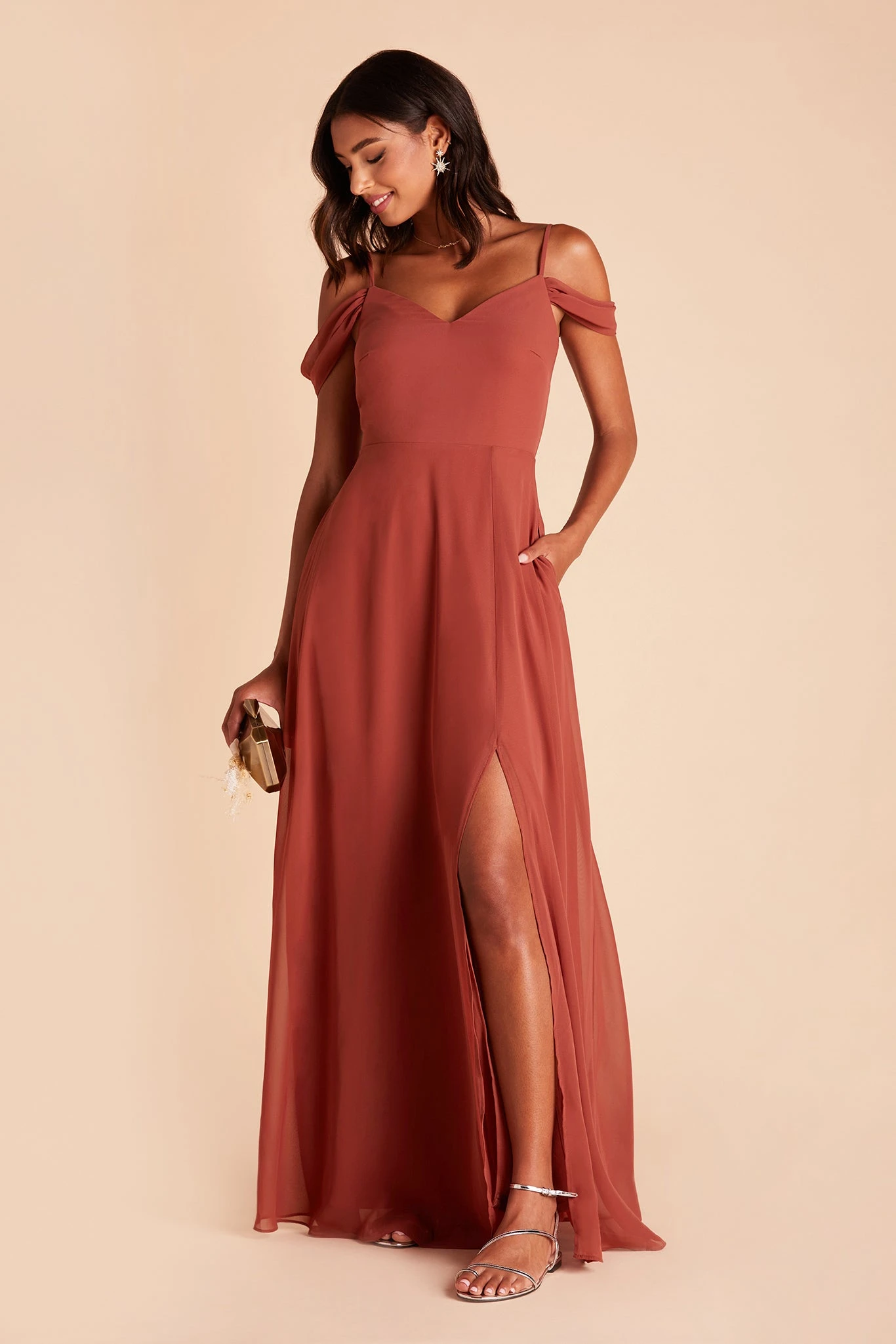 Devin Convertible Dress - Spice - Image 4