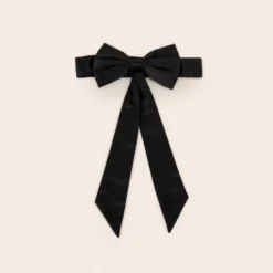 Liz Flower Girl Sash - Sheen Black