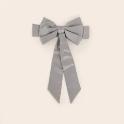 Liz Flower Girl Sash - Sheen Gray