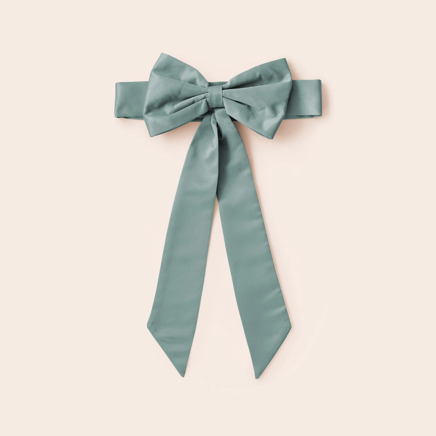 Liz Flower Girl Sash - Sheen Sea Glass