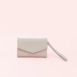 Envelope Clutch - Grey