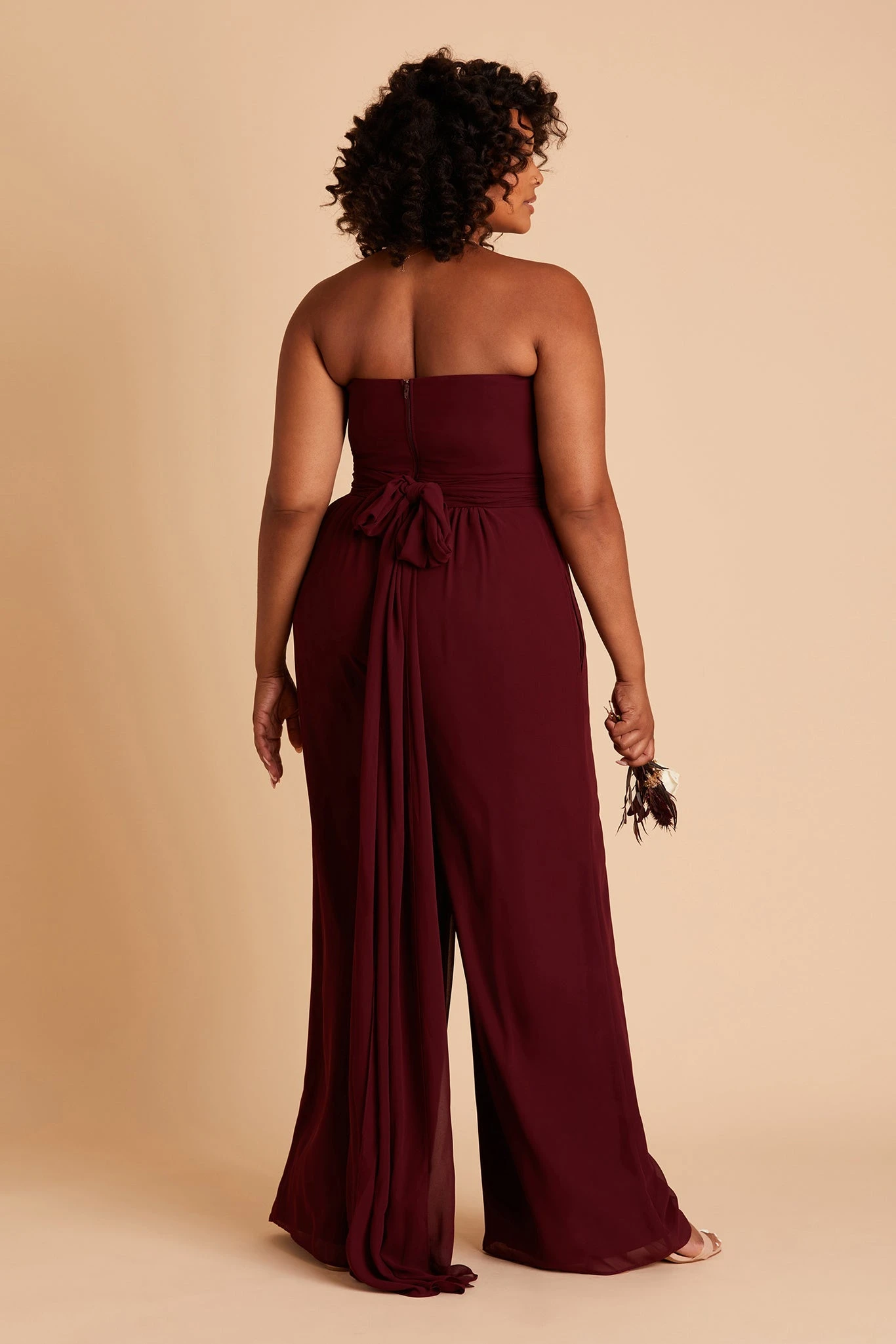 Gigi Convertible Jumpsuit - Cabernet - Image 17