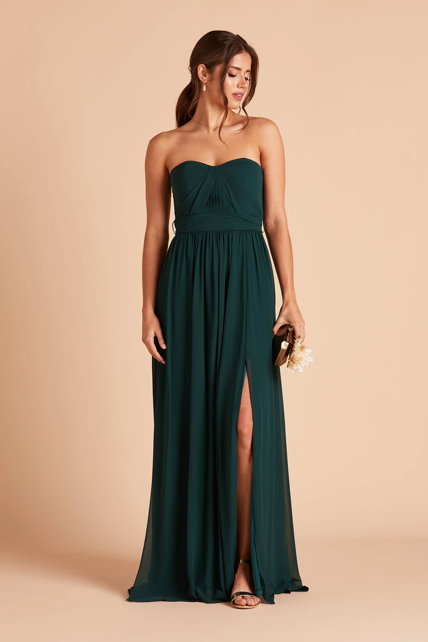 Grace Convertible Dress - Emerald - Image 4