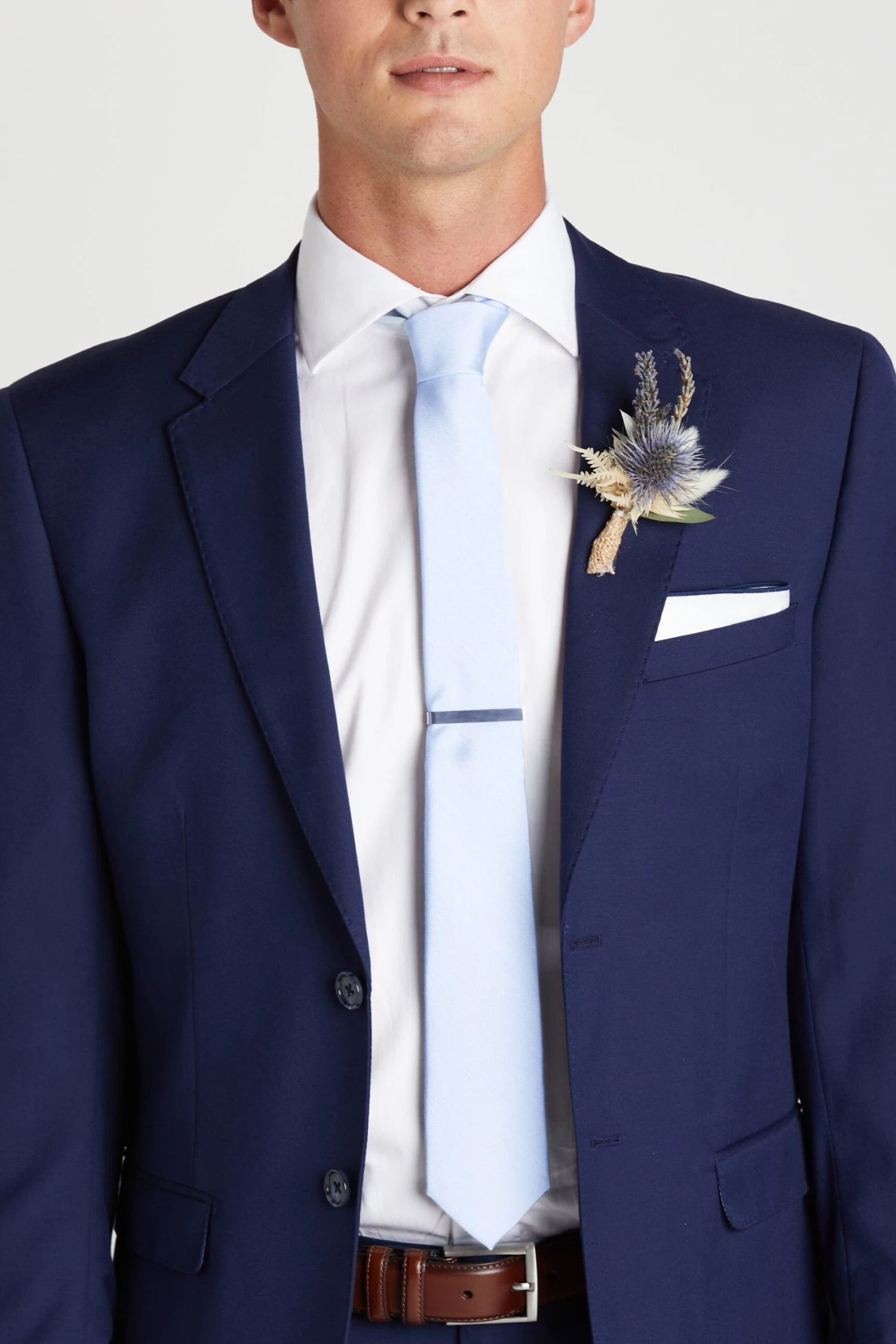 Simon Necktie - Ice Blue