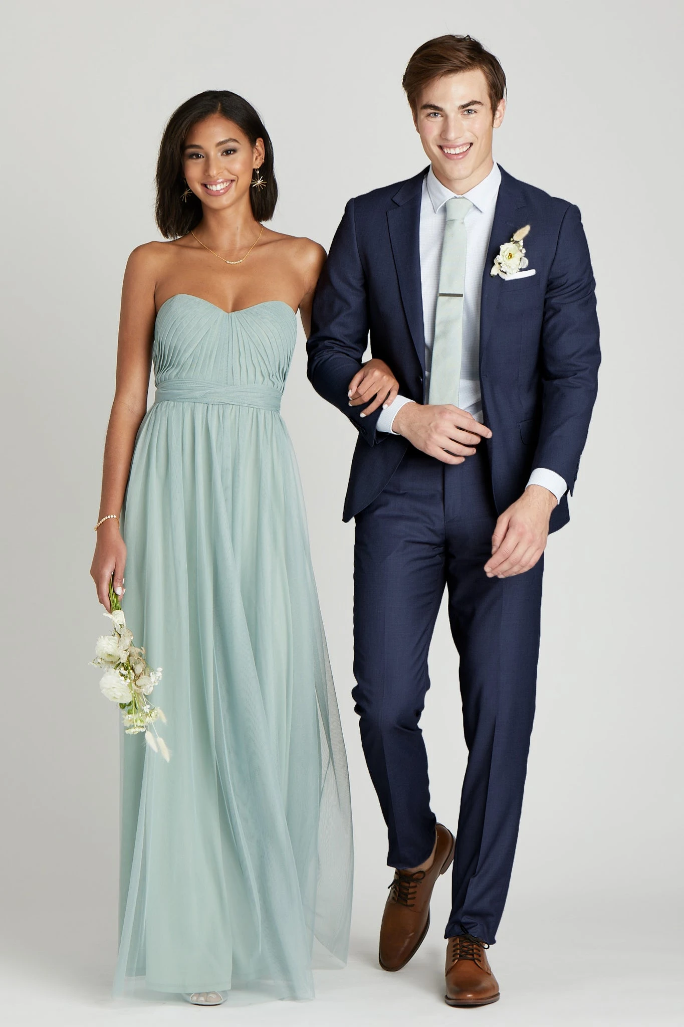 Brilliant Blue Suit Pants By SuitShop - Image 2