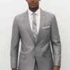 Textured Gray Suit Jacket By SuitShop
