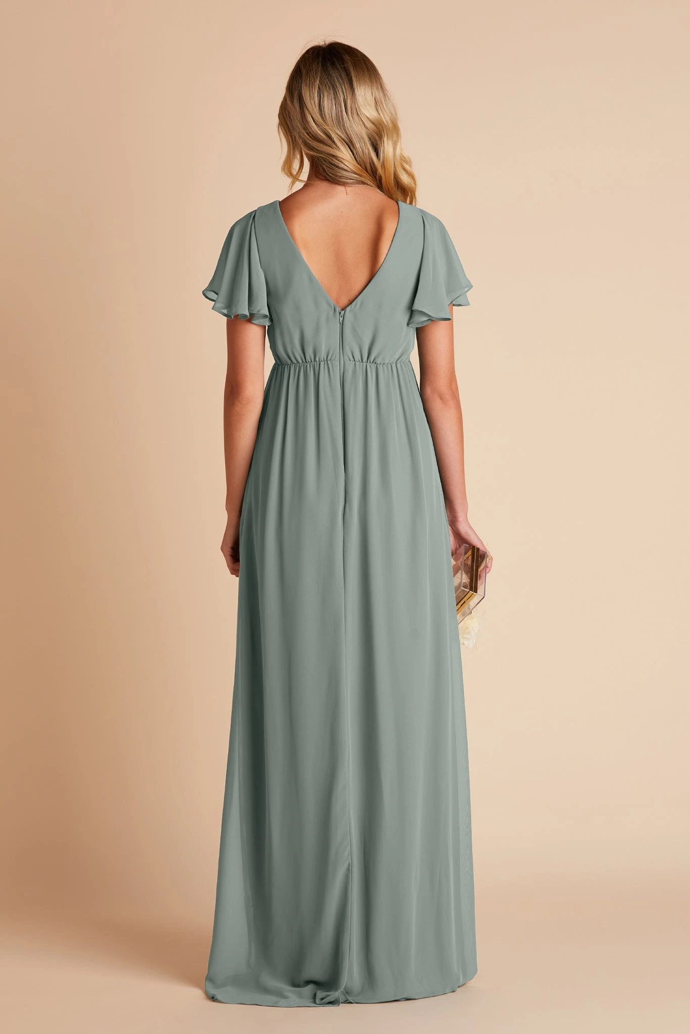 Hannah Empire Dress - Sea Glass - Image 7