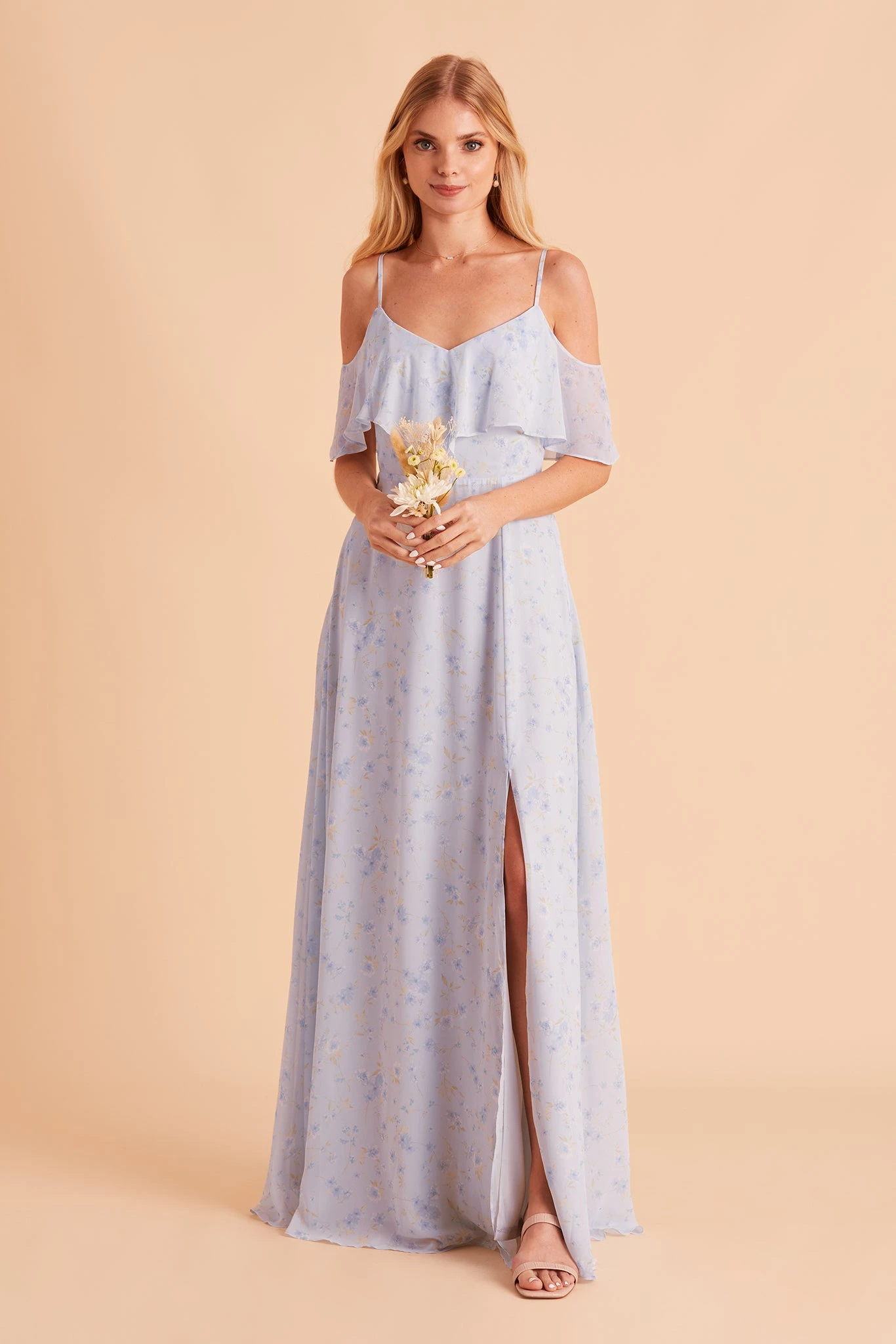 Jane Convertible Dress - Dusty Blue Floret - Image 3