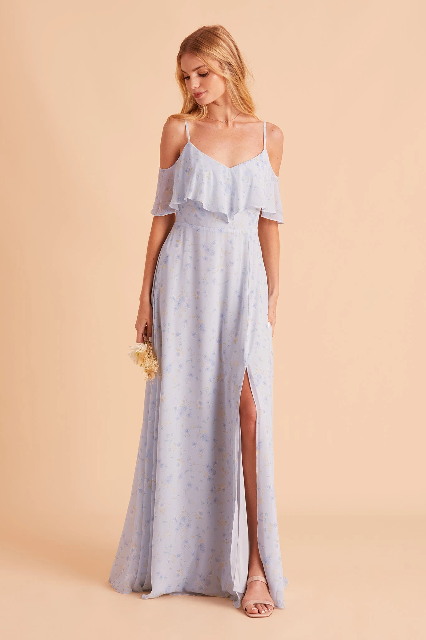 Jane Convertible Dress - Dusty Blue Floret - Image 5