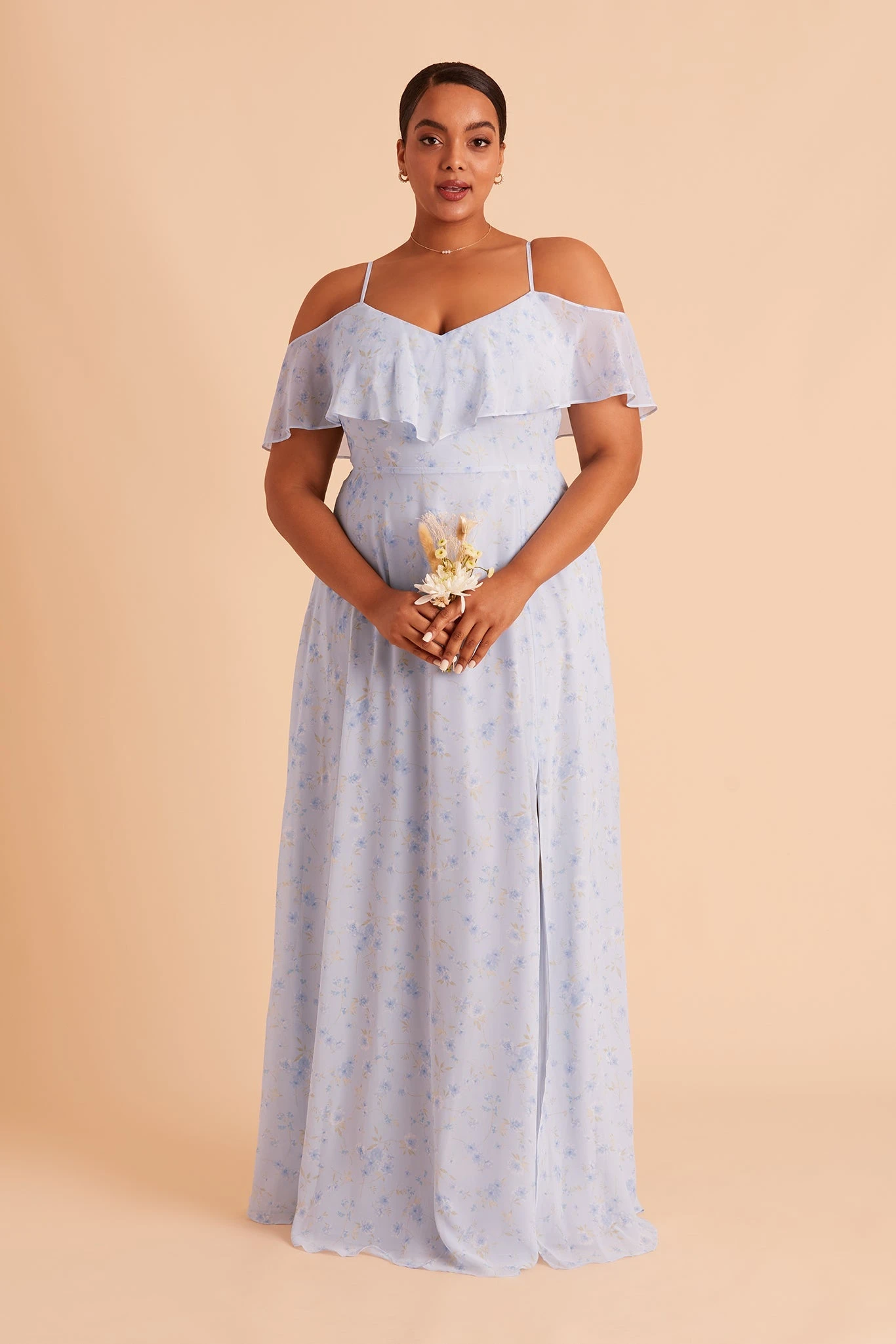 Jane Convertible Dress - Dusty Blue Floret - Image 2
