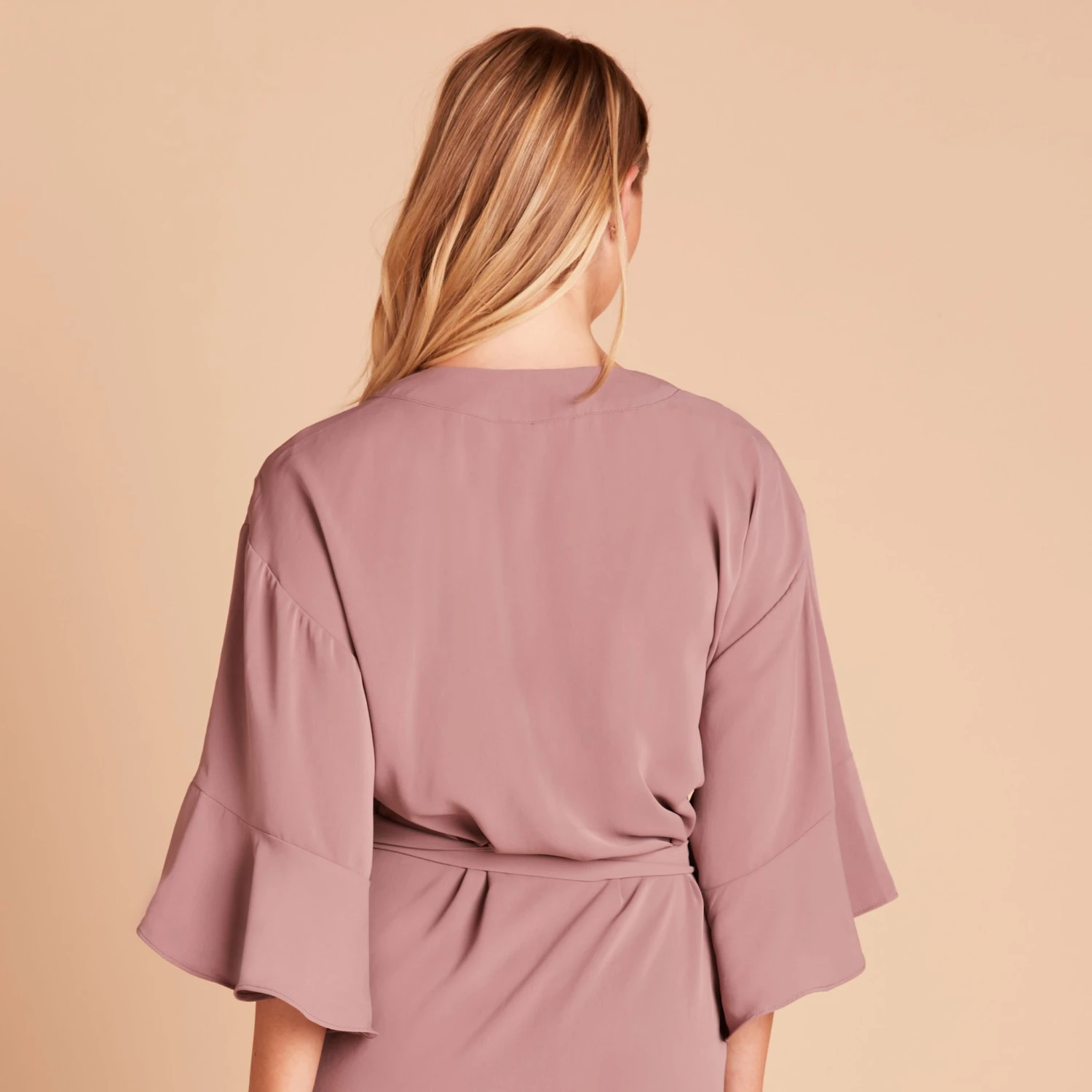 Kenny Ruffle Robe - Dark Mauve - Image 13