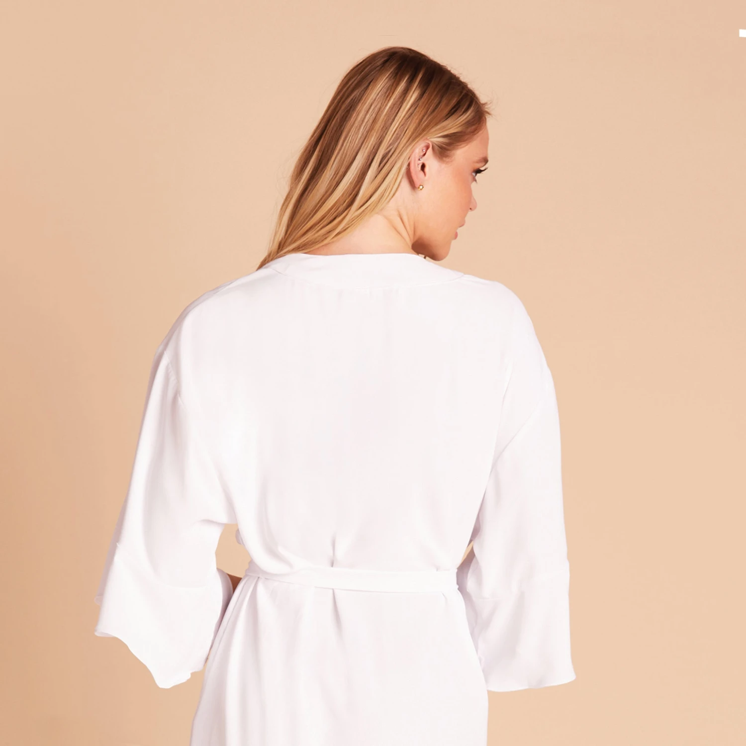 Kenny Ruffle Robe - White - Image 10