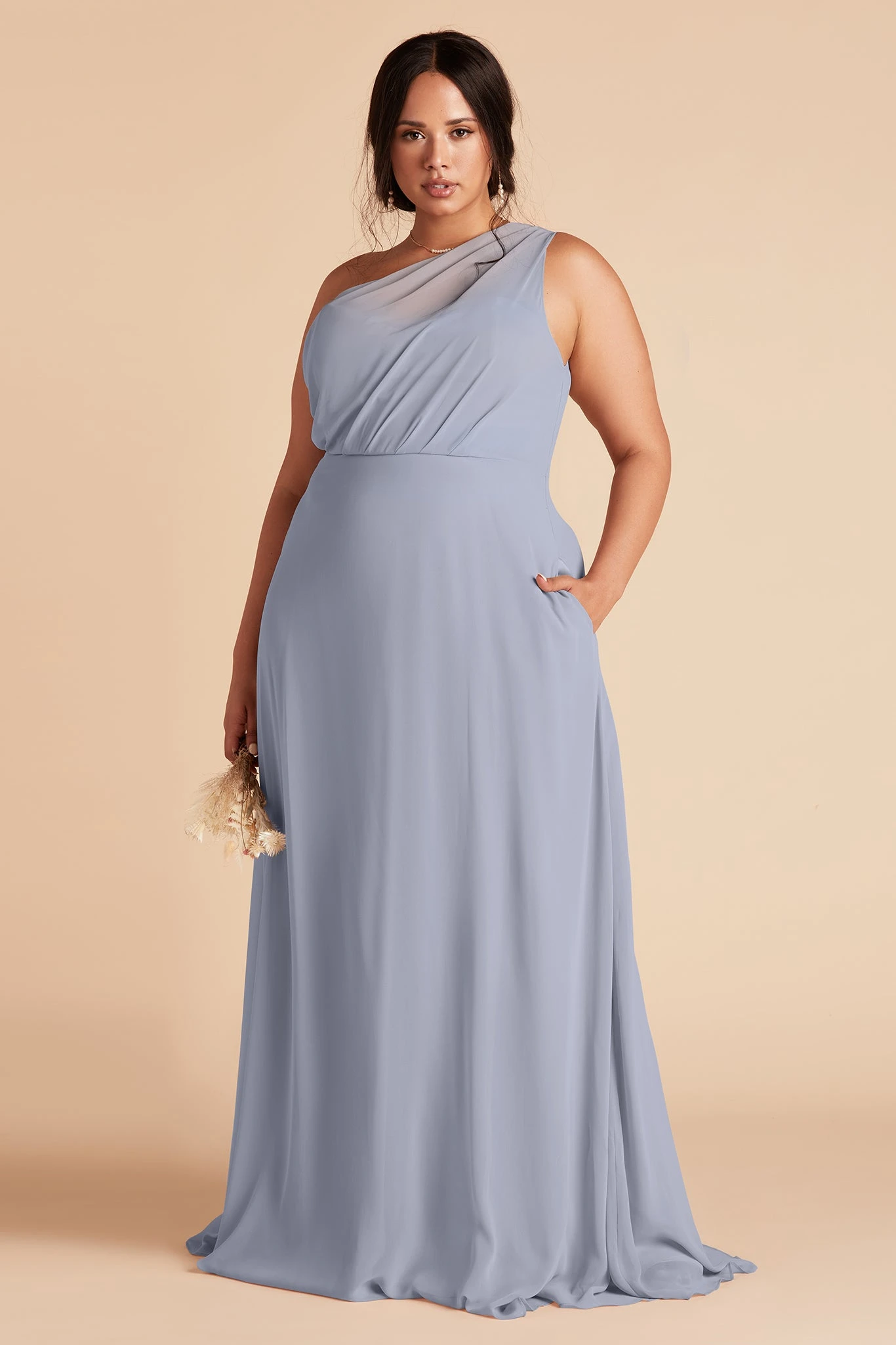 Kira Dress - Dusty Blue - Image 5