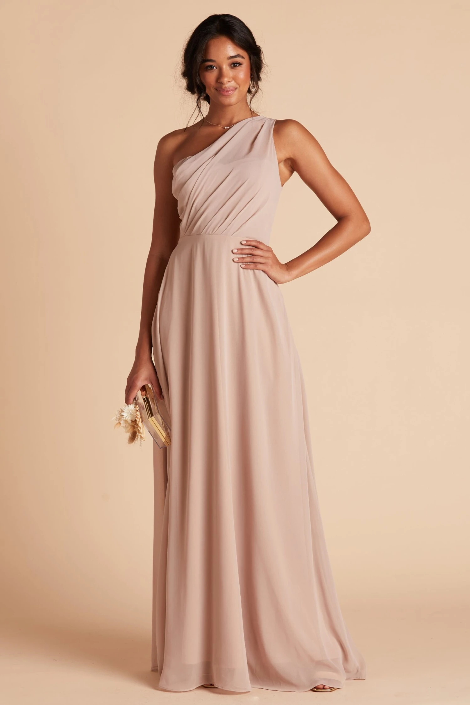 Kira Dress - Taupe - Image 3
