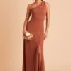 Kira Crepe Dress - Terracotta