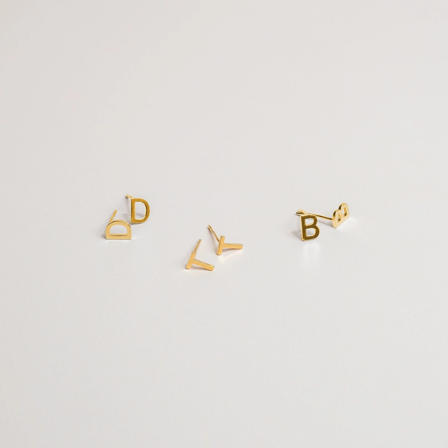 Initial Earrings - Image 2