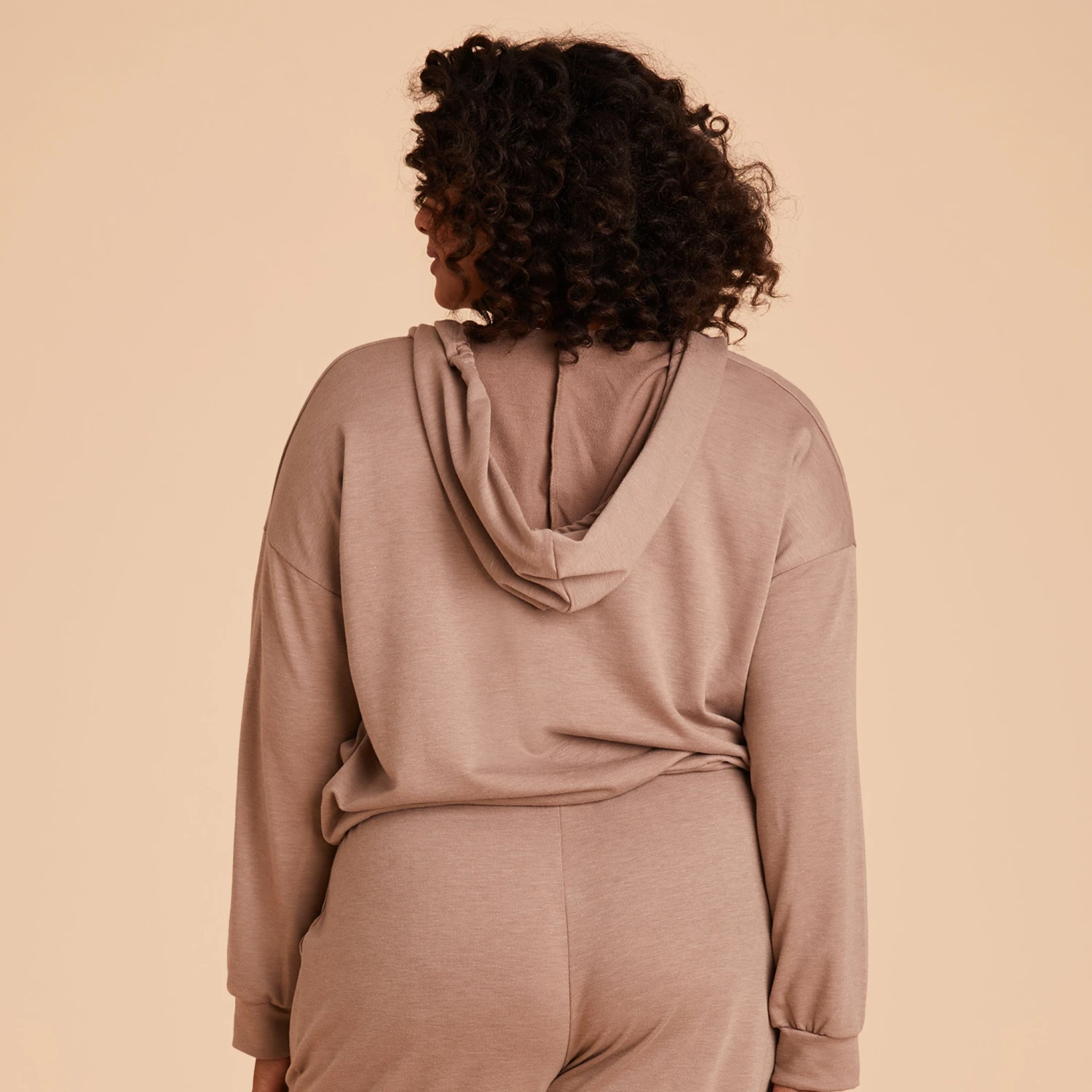 Zip Up Hoodie - Cocoa - Image 14