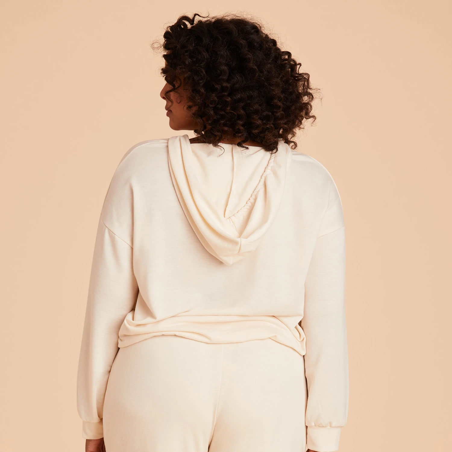 Zip Up Hoodie - Vanilla Cream - Image 17