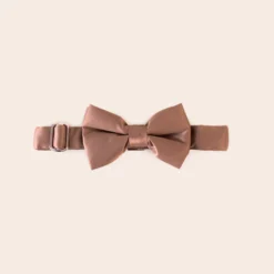 Sadie Dog Bow Tie Collar - Sheen Desert Rose