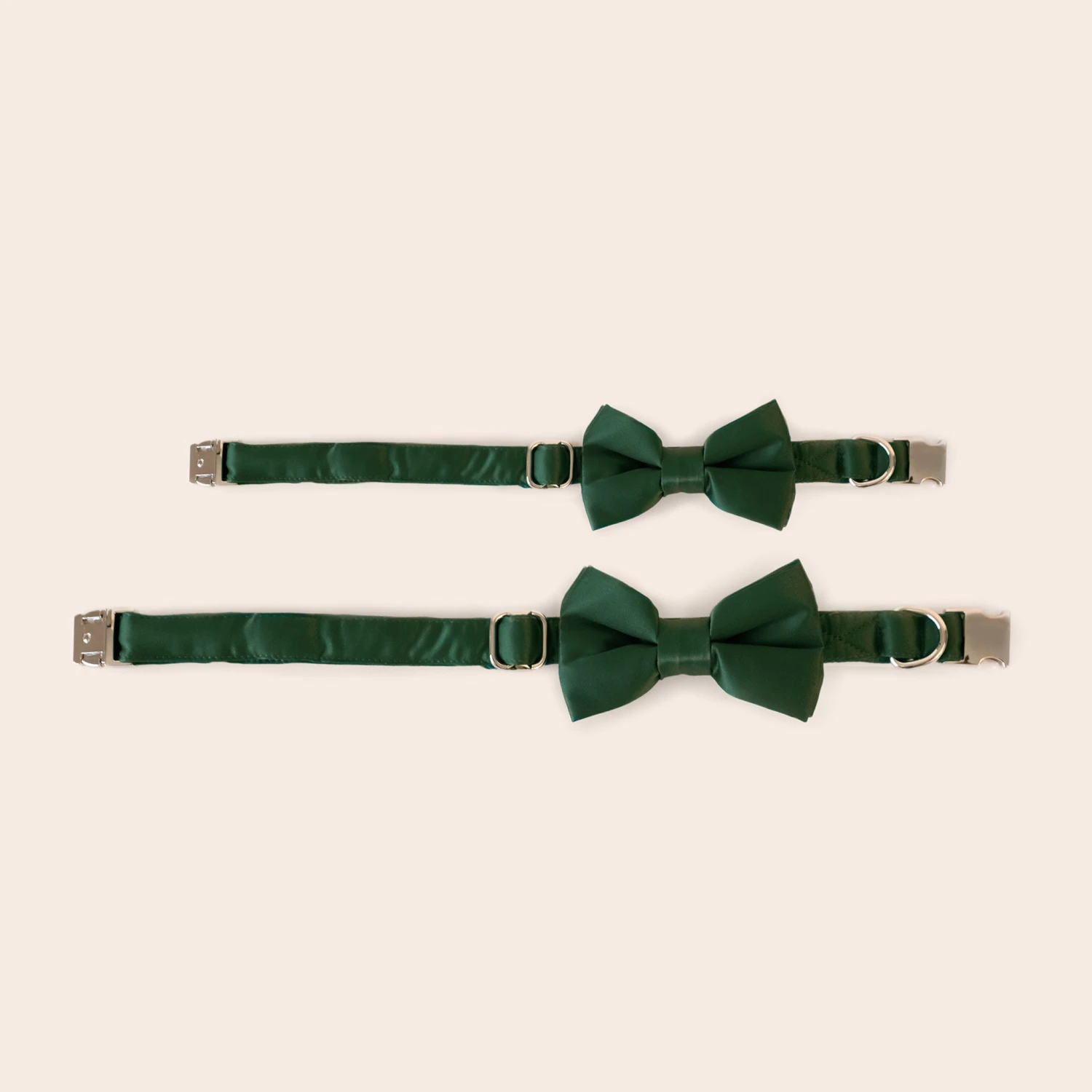 Sadie Dog Bow Tie Collar - Sheen Emerald - Image 3