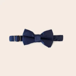 Sadie Dog Bow Tie Collar - Sheen Navy