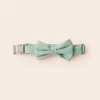 Sadie Dog Bow Tie Collar - Sheen Light Green