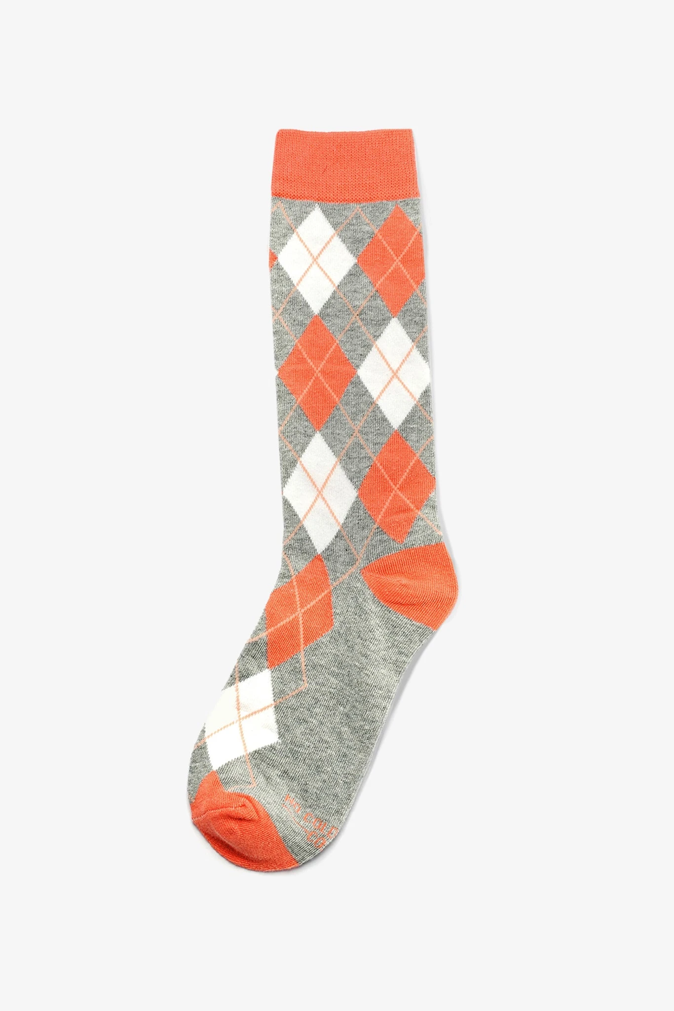 Argyle Groomsmen Socks By No Cold Feet - Coral