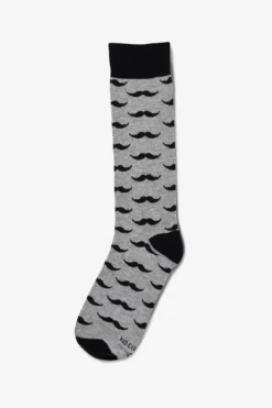 Mustache Novelty Groomsman Socks By No Cold Feet