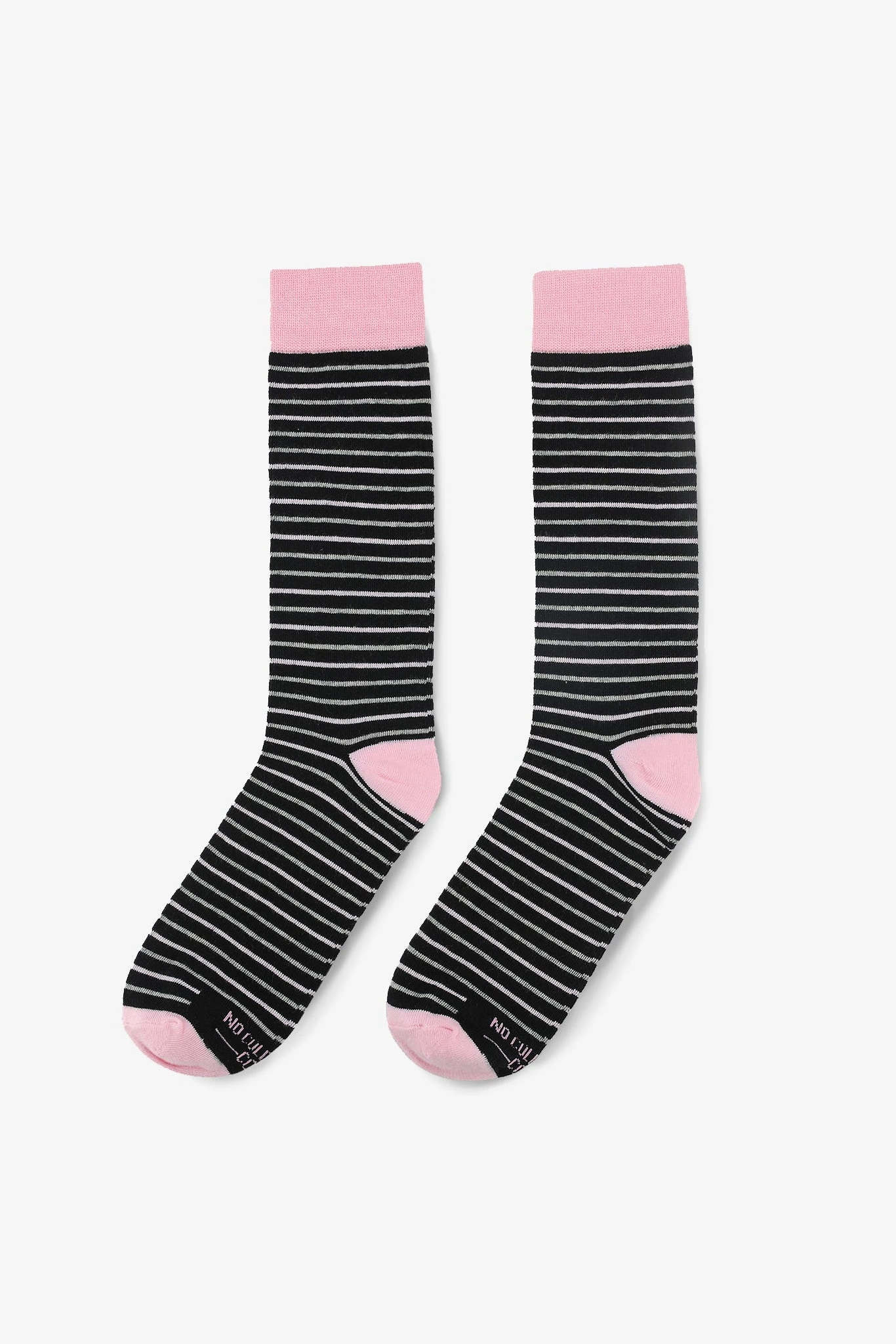 Striped Groomsmen Socks By No Cold Feet - Pink - Image 2