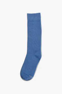 Solid Groomsmen Socks By No Cold Feet - Blue