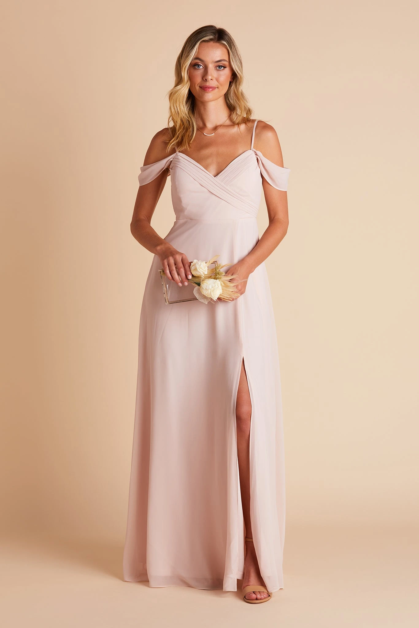 Spence Convertible Dress - Pale Blush - Image 5