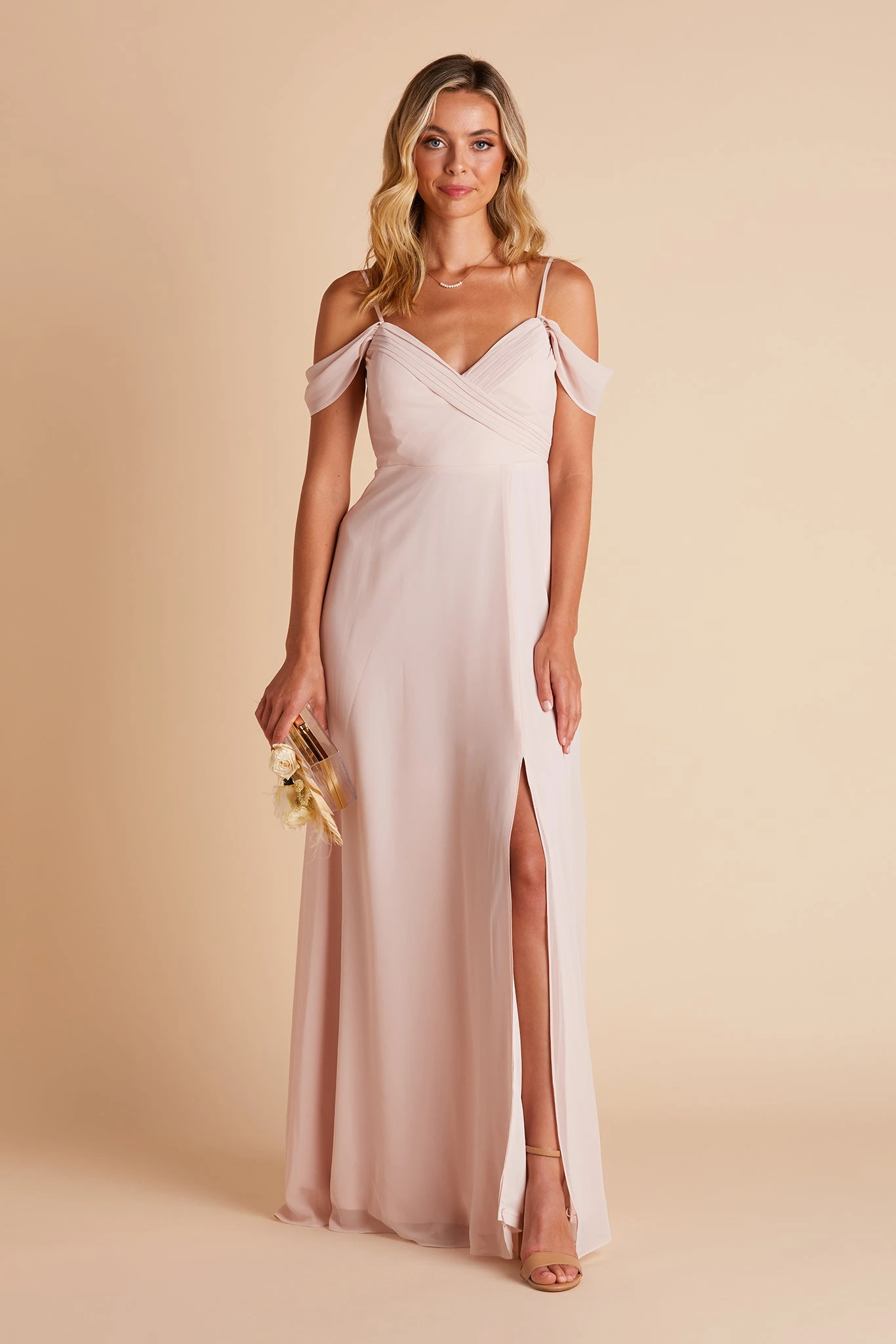 Spence Convertible Dress - Pale Blush - Image 11