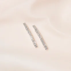 Sydney Crystal Bar Hair Clips