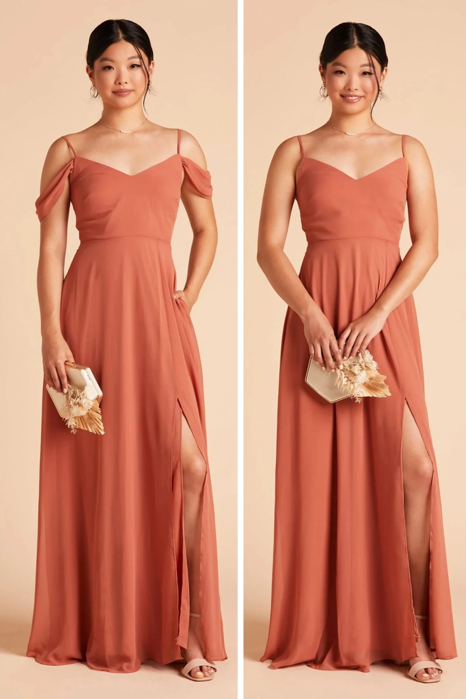 Devin Convertible Dress - Champagne - Image 14