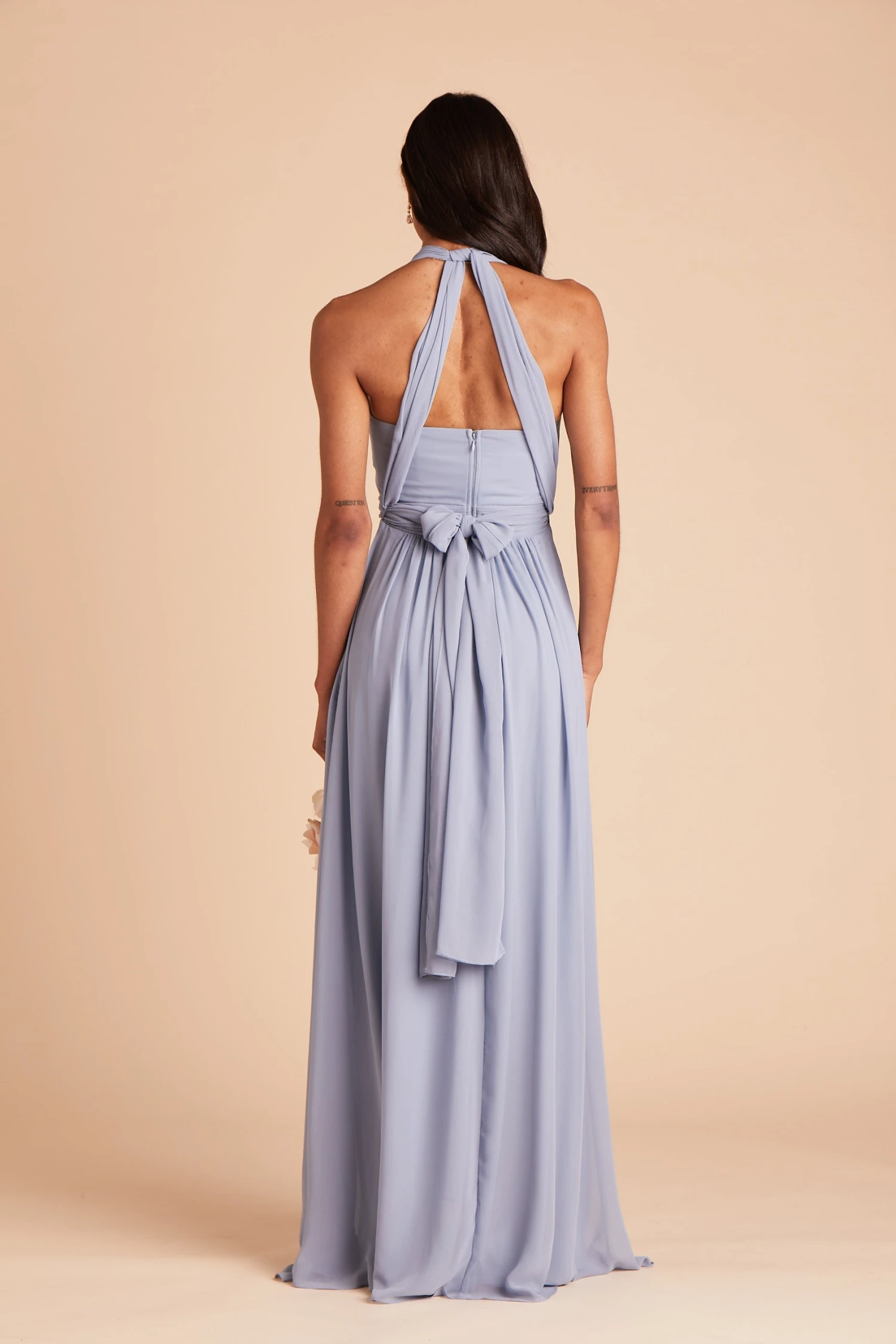 Grace Convertible Dress - Dusty Blue - Image 4