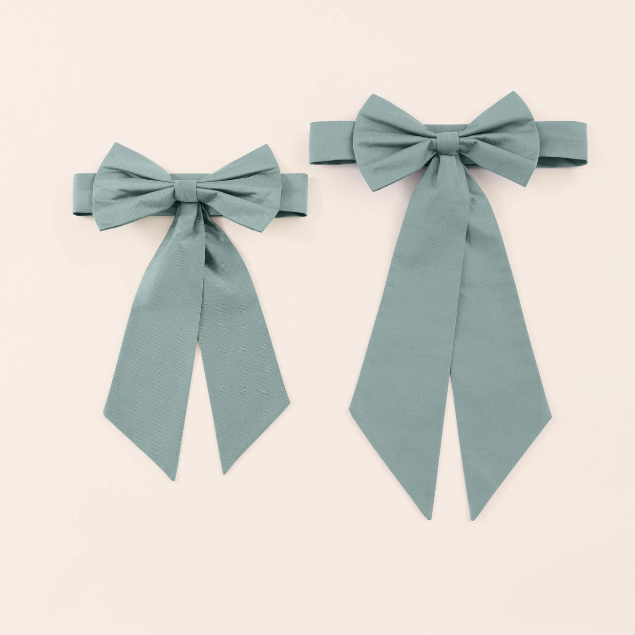 Liz Flower Girl Sash - Sea Glass - Image 3