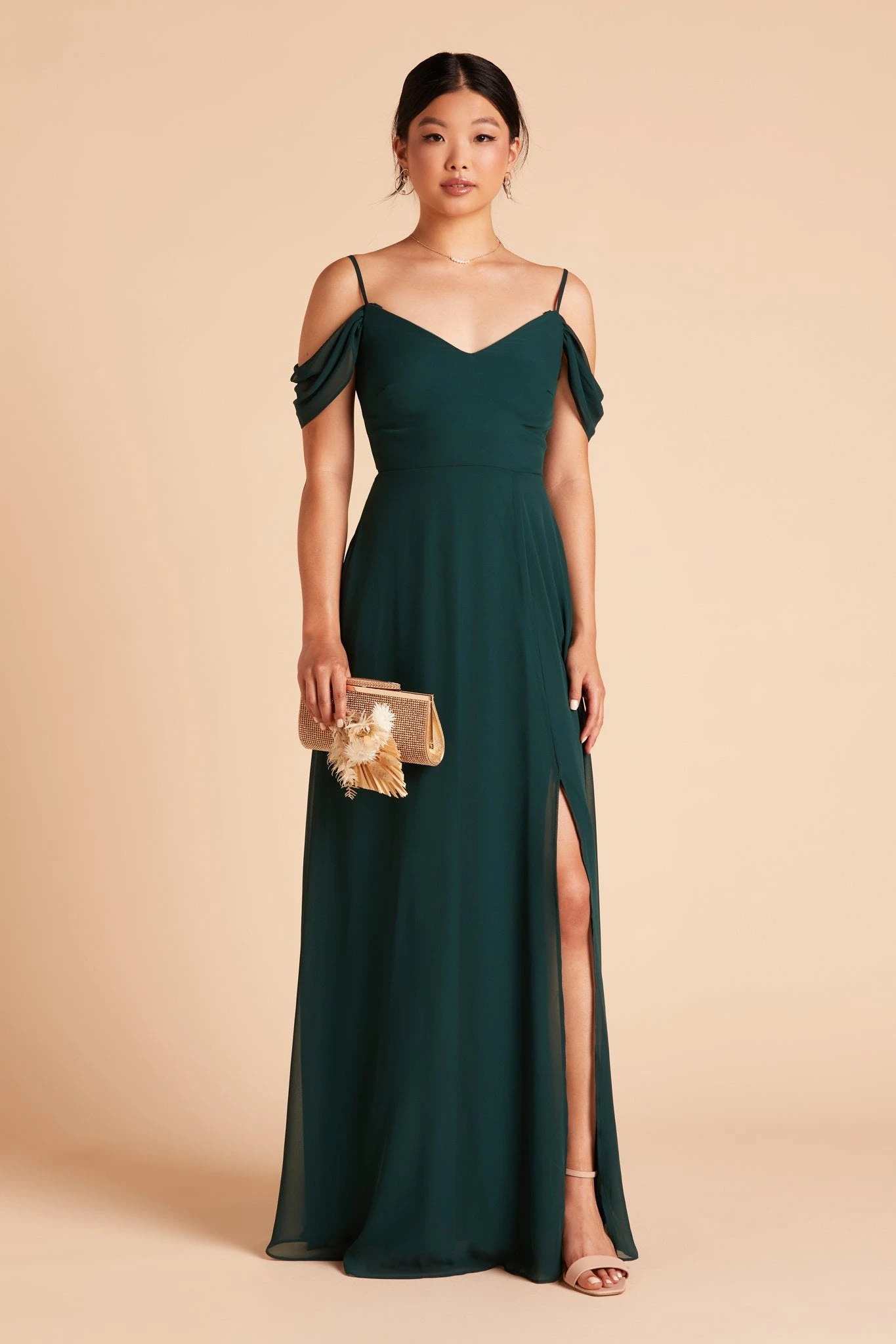 Devin Convertible Dress - Emerald - Image 4