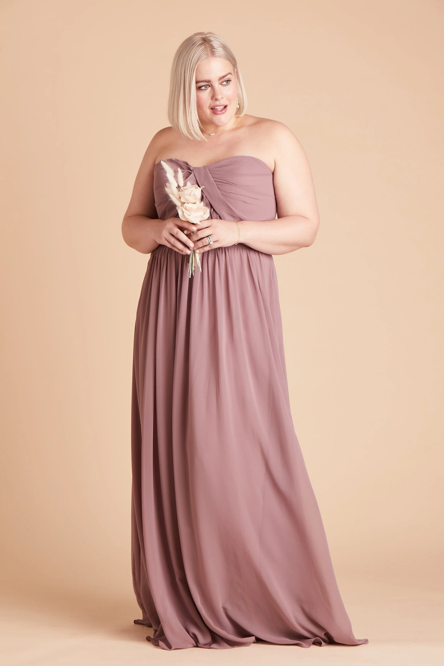 Grace Convertible Dress - Dark Mauve - Image 20