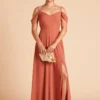 Devin Convertible Dress - Terracotta