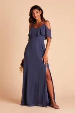 Jane Convertible Dress - Slate Blue