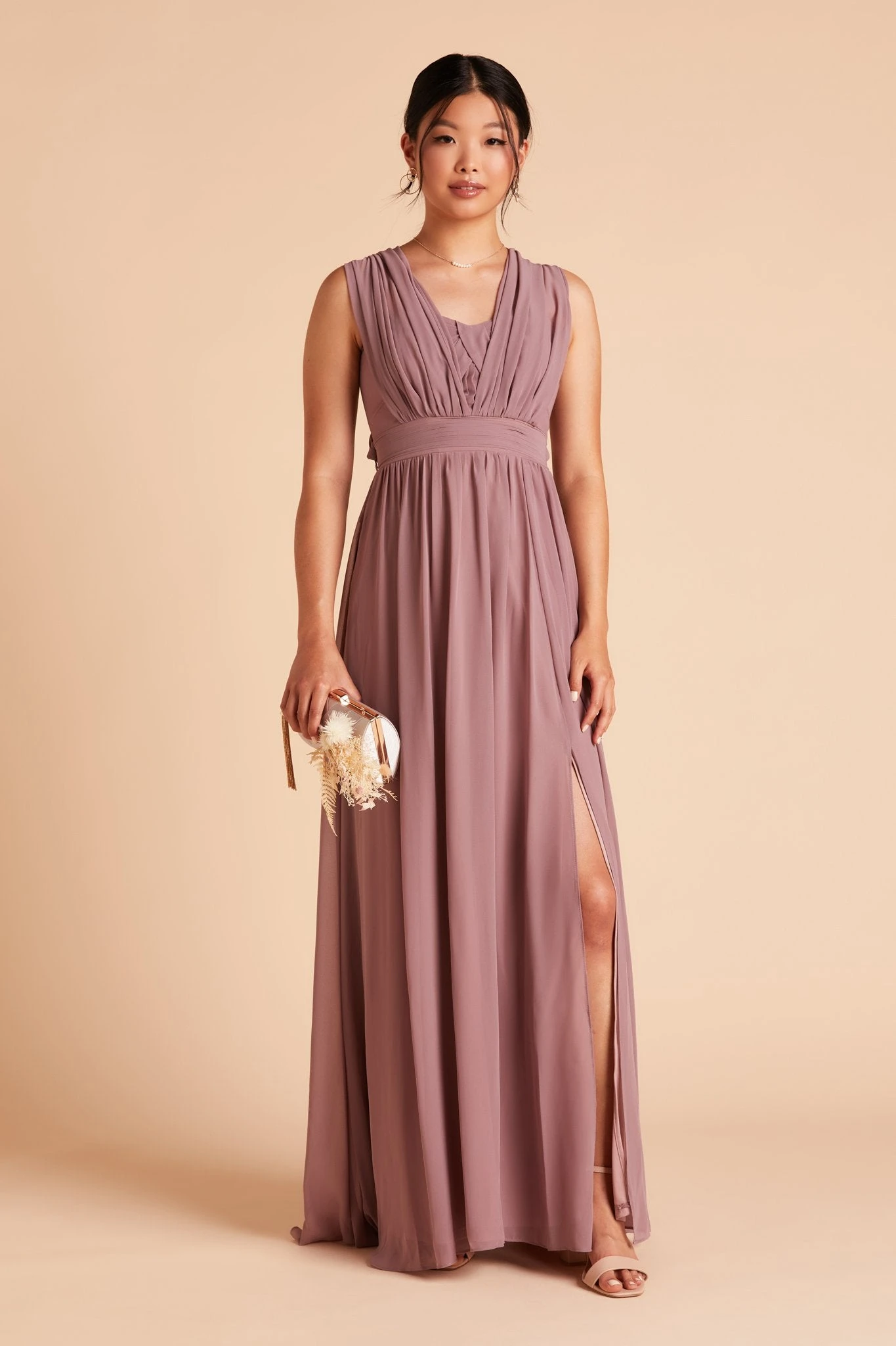 Grace Convertible Dress - Dark Mauve - Image 10