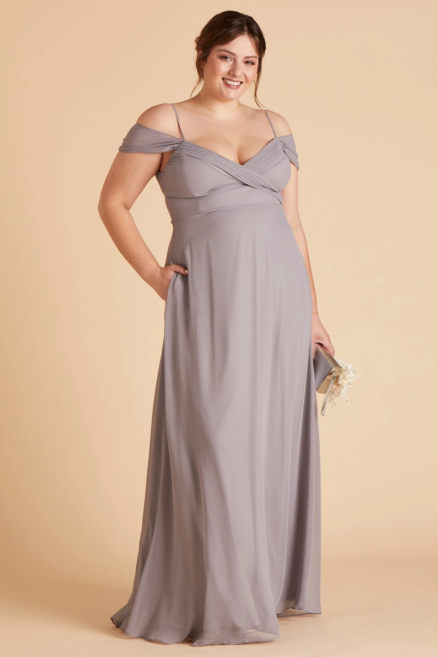 Spence Convertible Dress - Silver - Image 14