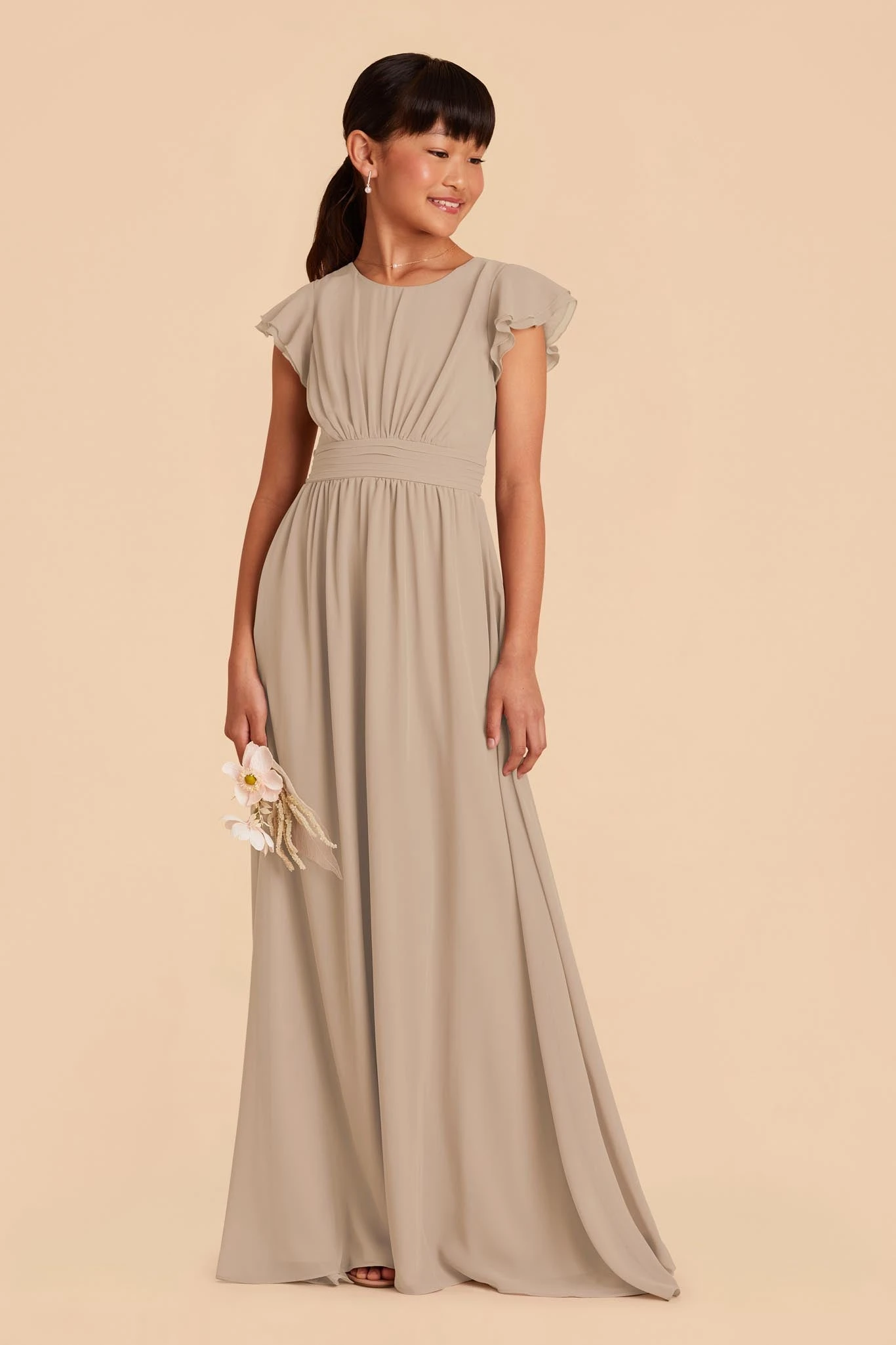 Celine Junior Dress - Almond - Image 4